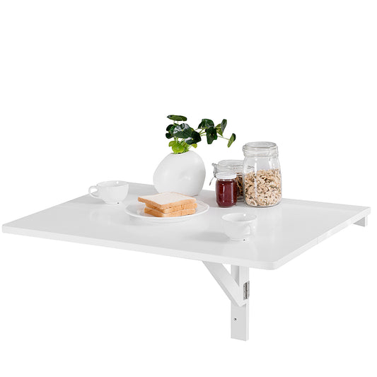 Giantex Folding Table Laptop Desk, Space Saving Hanging Table for Study, Bedroom, Bathroom or Balcony