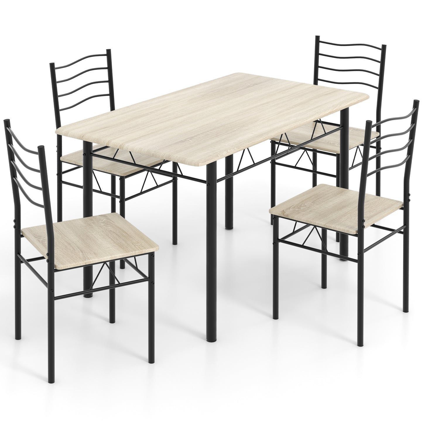 Gloalway Dining Table and Chair Set,Dining Room Table Set
