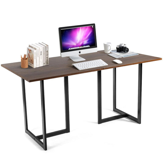 Giantex 60 Inch Computer Desk, Large Writing Table, Modern Versatile Writing Desk with Spacious Desktop, Computer Workstation Study Table Home Office Desk (60¡± x 30¡± x 30¡±)