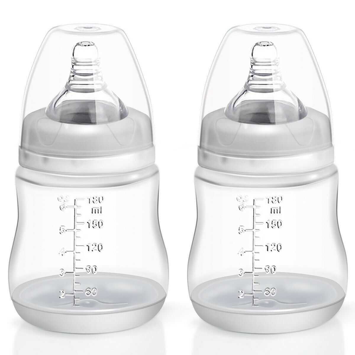 Electric Double Breast Pump, Portable Dual Suction Nursing Breastfeeding Pump with LCD Display Screen, Backflow Protector, Ultra-Quiet Rechargeable Milk Pump for Travel& Home