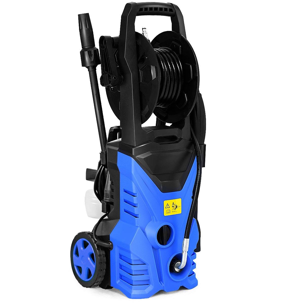 Giantex Electric Pressure Washer High Power Machine w/ 16.5ft Hose, Wash Brush, Soap Bottle, 2030PSI 1.6GPM 1800W