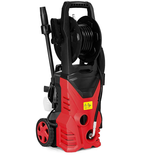 Giantex Electric Pressure Washer High Power Machine w/ 16.5ft Hose, Wash Brush, Soap Bottle, 2030PSI 1.6GPM 1800W