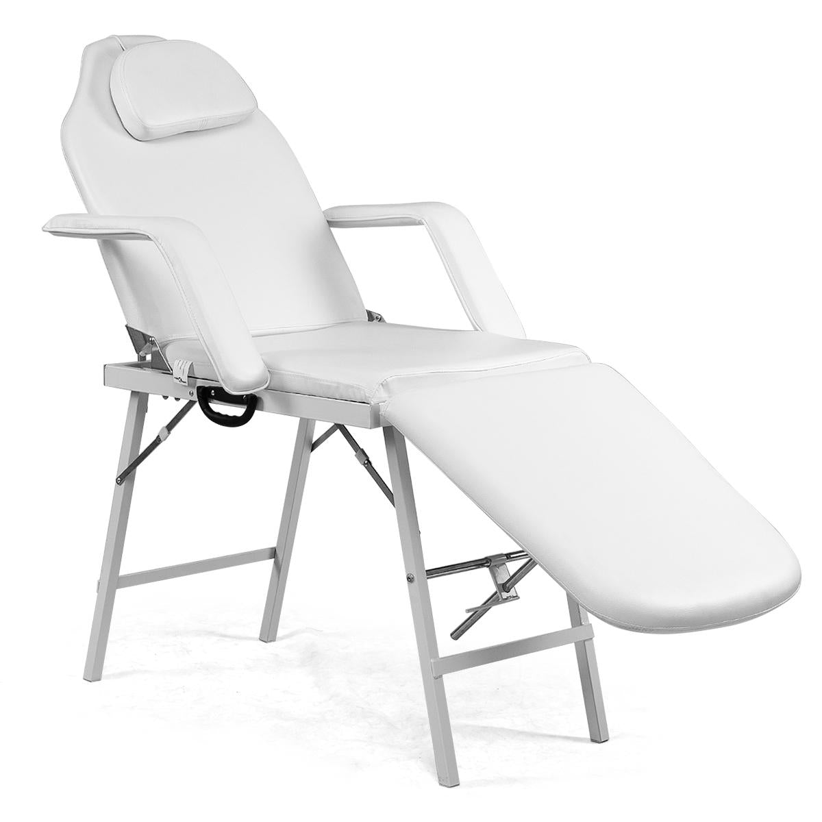 Giantex Portable Massage Table, Adjustable Professional Therapy, Facial Cradle Salon Bed