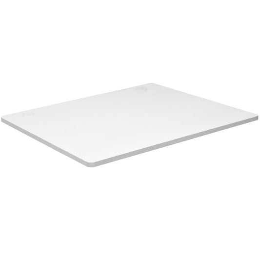 Giantex Universal Table Top, Solid One-piece Wooden Desktop  w/Cable Holes Office Relevance Tabletop Easy Assembly, Midium