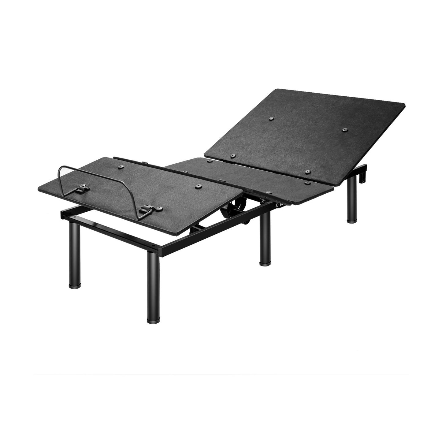 Giantex Adjustable Bed Base, Electric Reclining Bed with Head & Foot Incline, Wireless Remote, LED Under-bed Lighting and Dual USB Ports, Adjustable Bed Frame