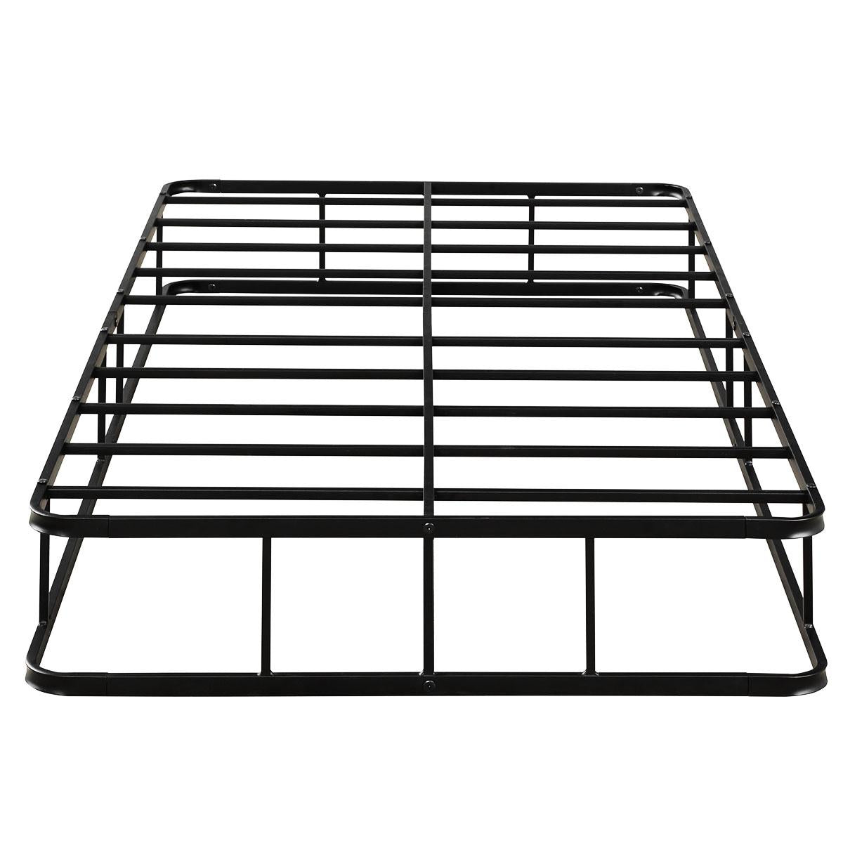 Giantex Metal Platform Bed Frame, Mattress Foundation w/Strong Steel Slats Support, No Box Spring Needed, Heavy Duty Metal Platform Bed Base, Twin Size