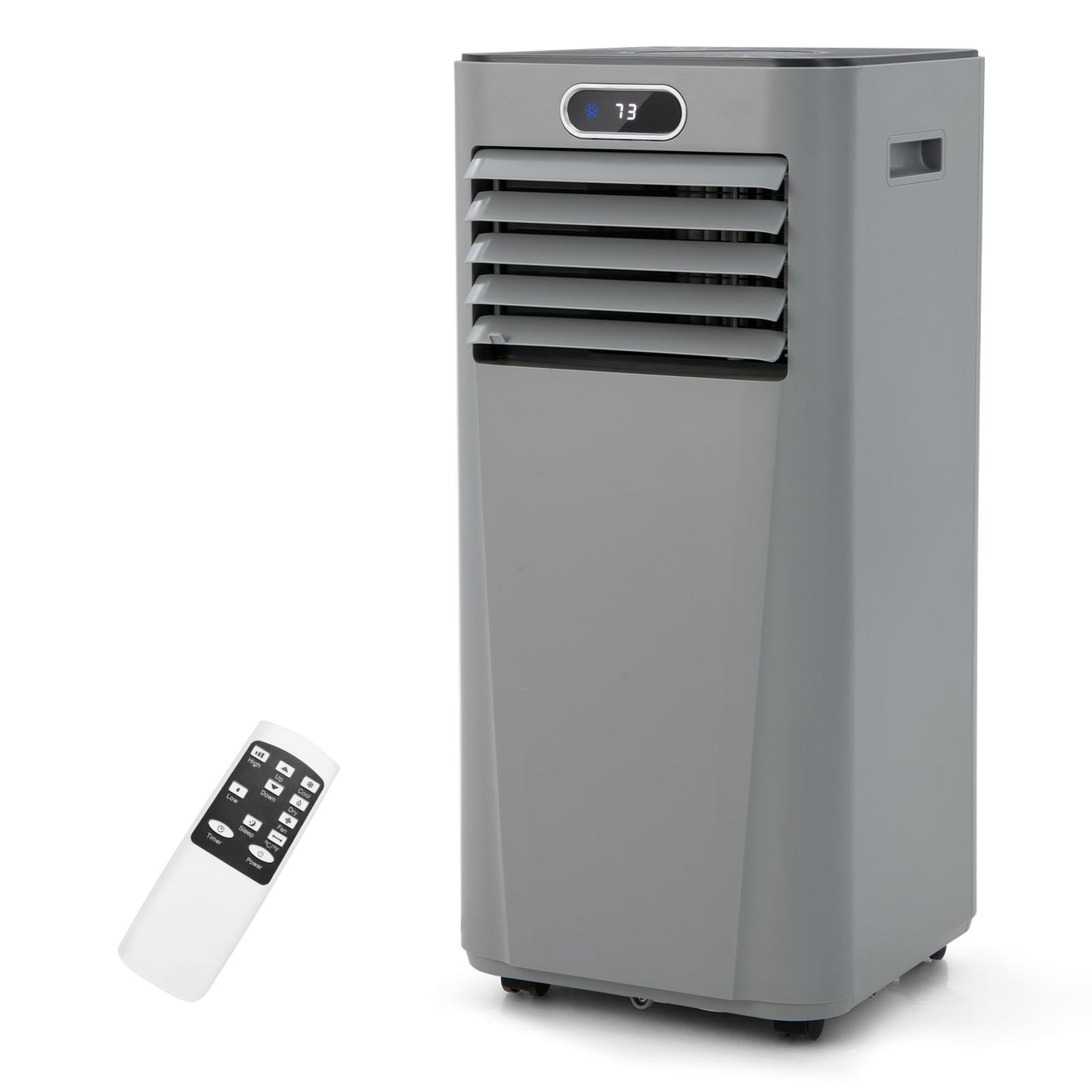 Giantex 3-in-1 Portable Air Conditioner w/Remote Control, 10000 BTU AC Unit w/Cooling, Dehumidifying, Fan & Sleep Mode, 24H Timer & LED Display, Cools Up to 350 sq.ft, Air Cooler w/ Window Kit