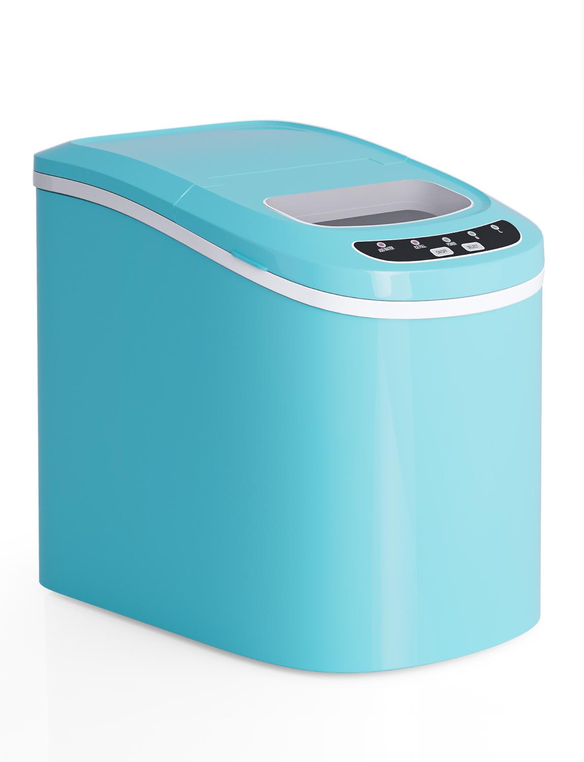Portable Compact Electric Ice Maker, Countertop Ice Making Machine w/Easy Operated Panel, Quiet Running & Energy Efficient