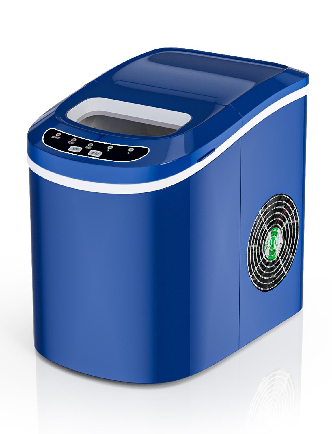 Portable Compact Electric Ice Maker, Countertop Ice Making Machine w/Easy Operated Panel, Quiet Running & Energy Efficient