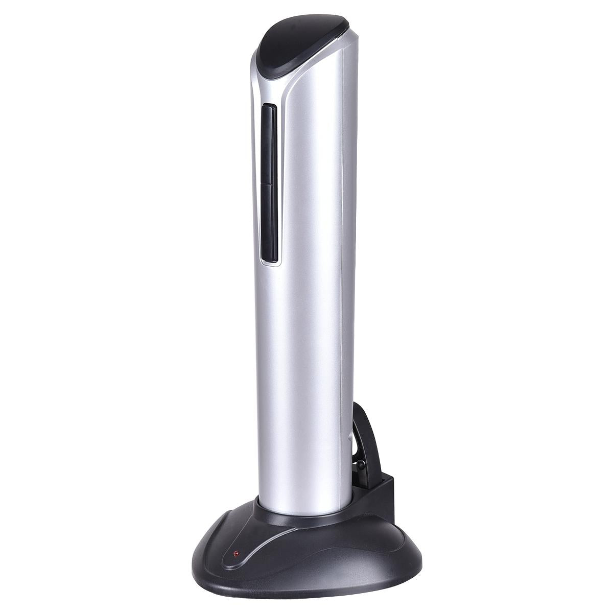 Giantex Cordless Electric Wine Bottle Opener, Corkscrew Opener w/Foil Cutter & LED Light