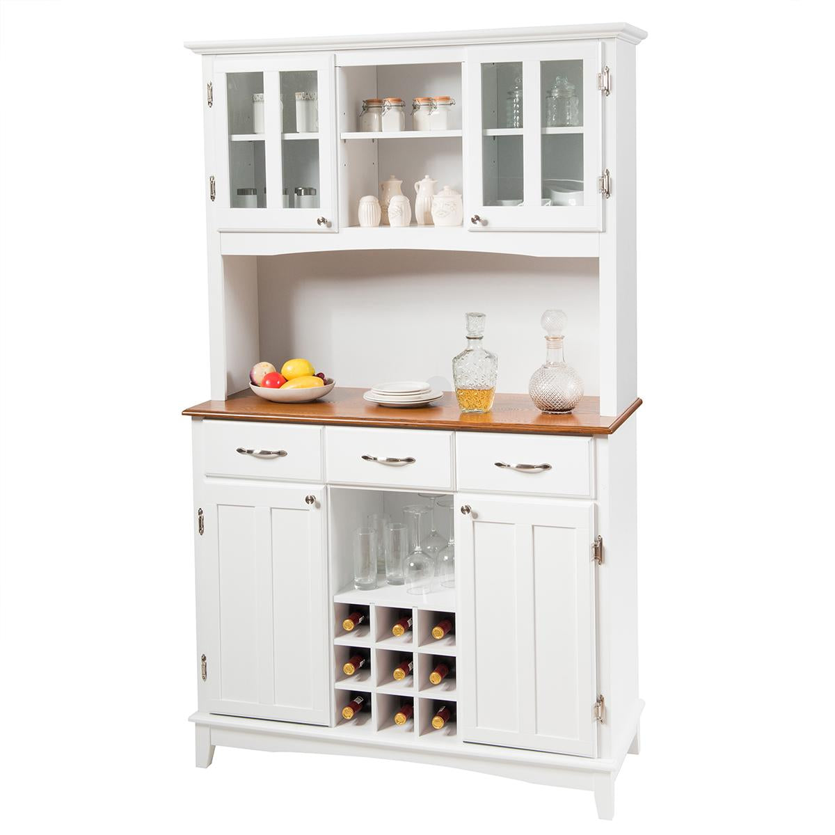 Giantex Kitchen Hutch Storage Cabinet, Sideboard Buffet Cupboard for Dining Room, Restaurant