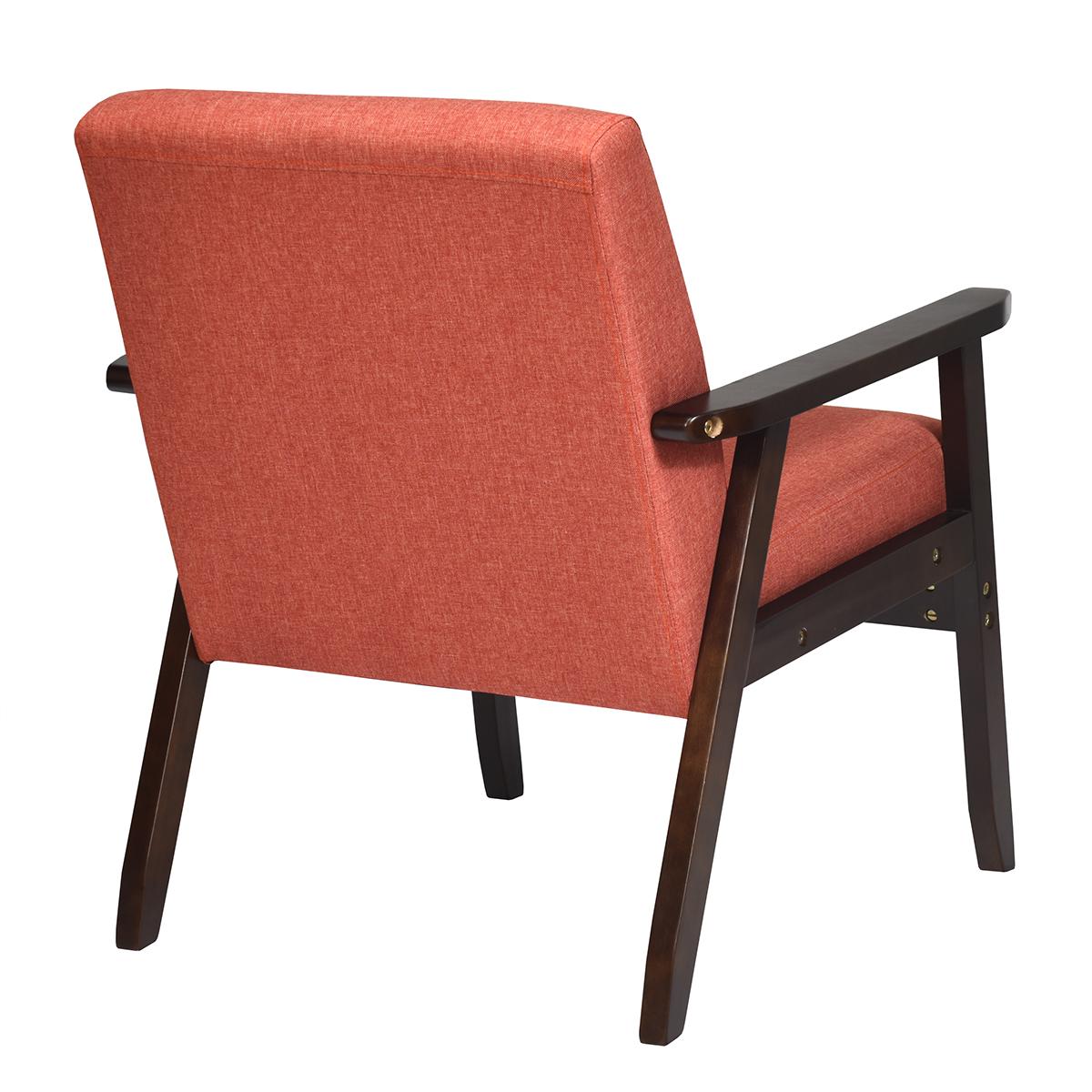 Giantex  Accent Chair, Mid-Century Modern Arm  Chair for Living Room, Bedroom