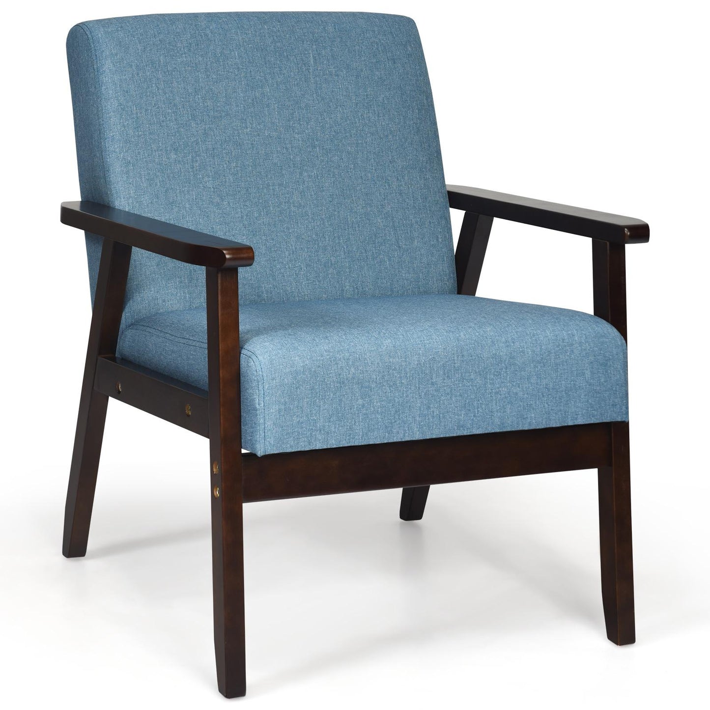 Giantex  Accent Chair, Mid-Century Modern Arm  Chair for Living Room, Bedroom