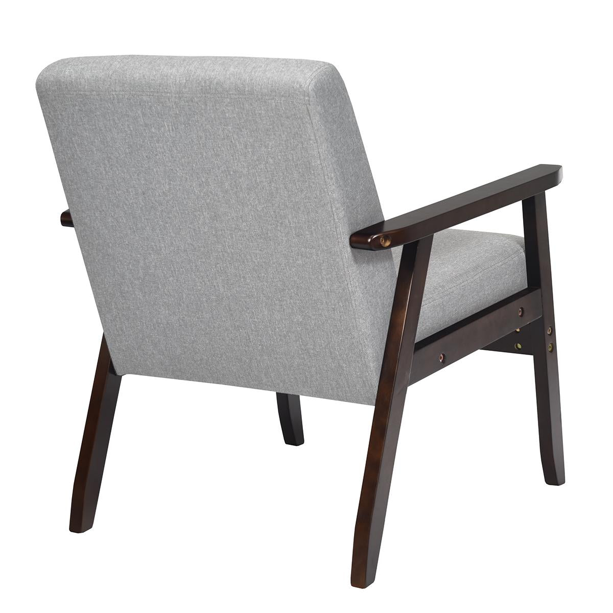 Giantex  Accent Chair, Mid-Century Modern Arm  Chair for Living Room, Bedroom