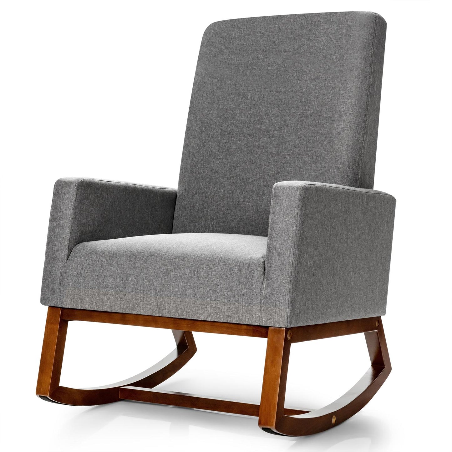 Giantex Rocking Chair, Living Room Padded Chair for Nursery, Home Office & School Use