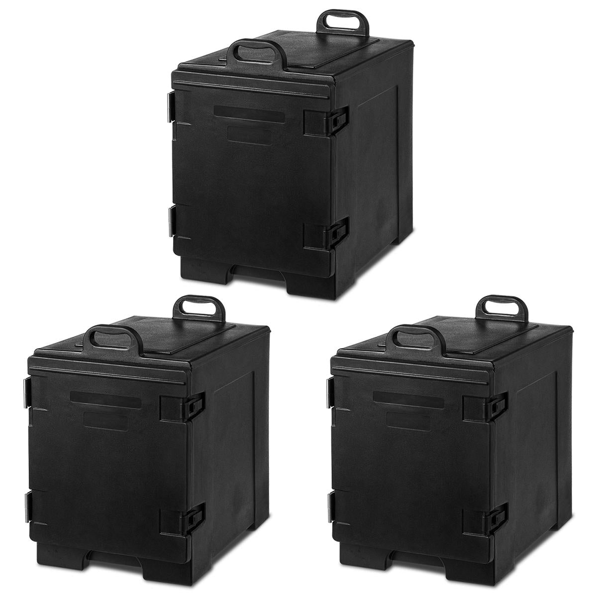 Giantex Food Pan Carrier, End-Loading Insulated for 5 Full-Size Pans, Portable Food Warmer (3)