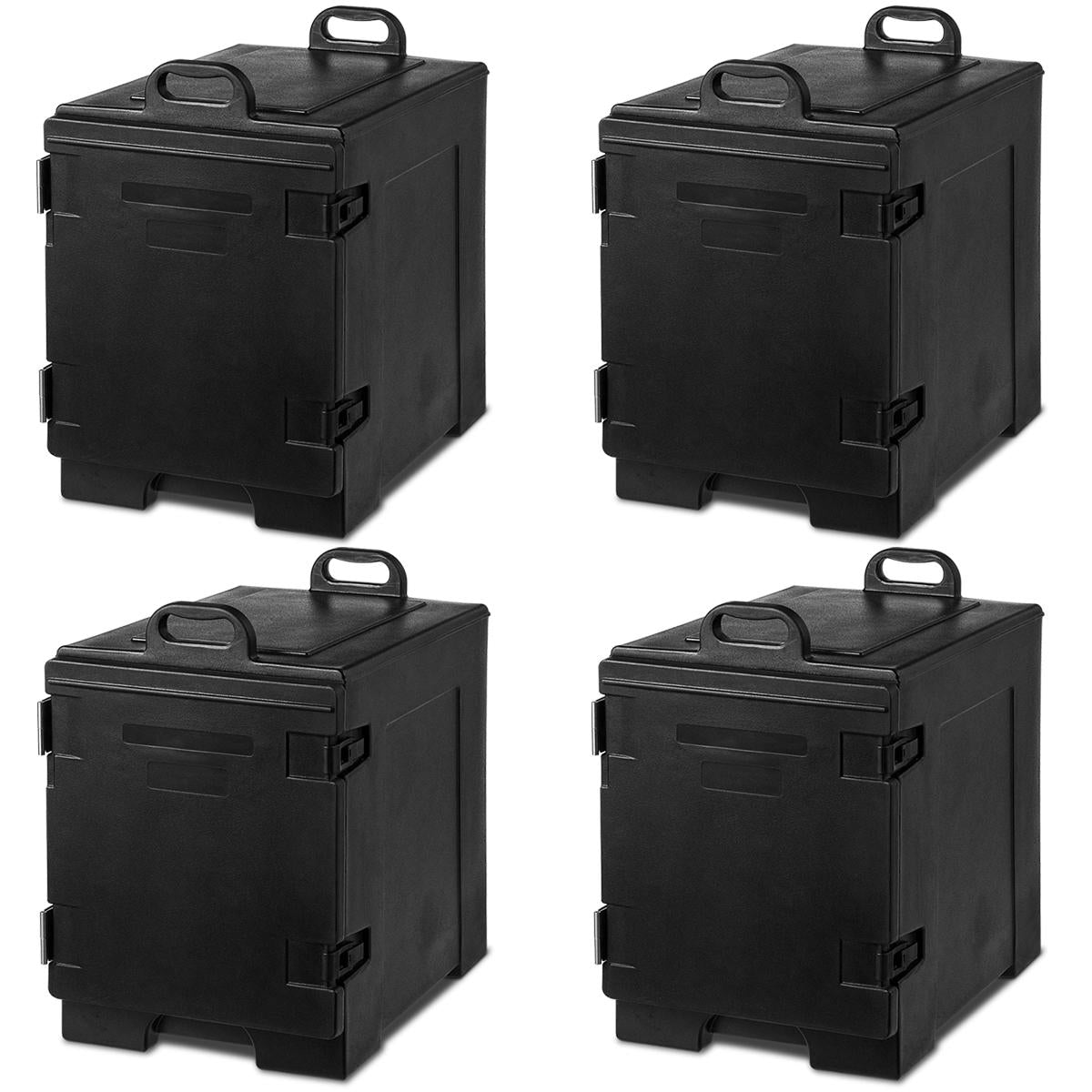 Giantex Food Pan Carrier, End-Loading Insulated for 5 Full-Size Pans, Portable Food Warmer (4)