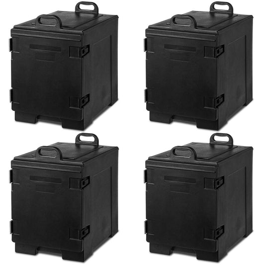 Giantex Food Pan Carrier, End-Loading Insulated for 5 Full-Size Pans, Portable Food Warmer (4)