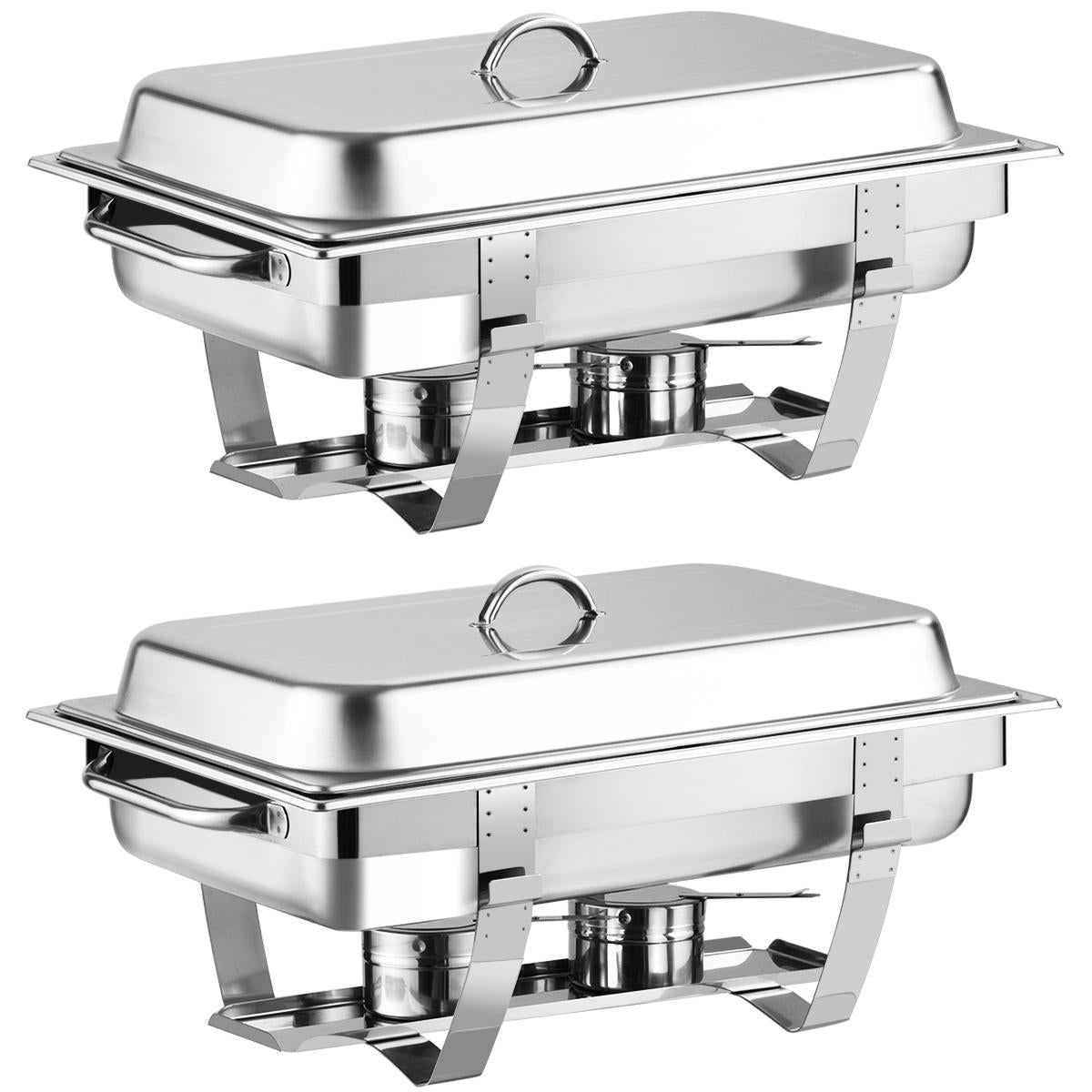 Giantex  2 Packs Chafing Dish, Stainless Steel Rectangular Buffet Set