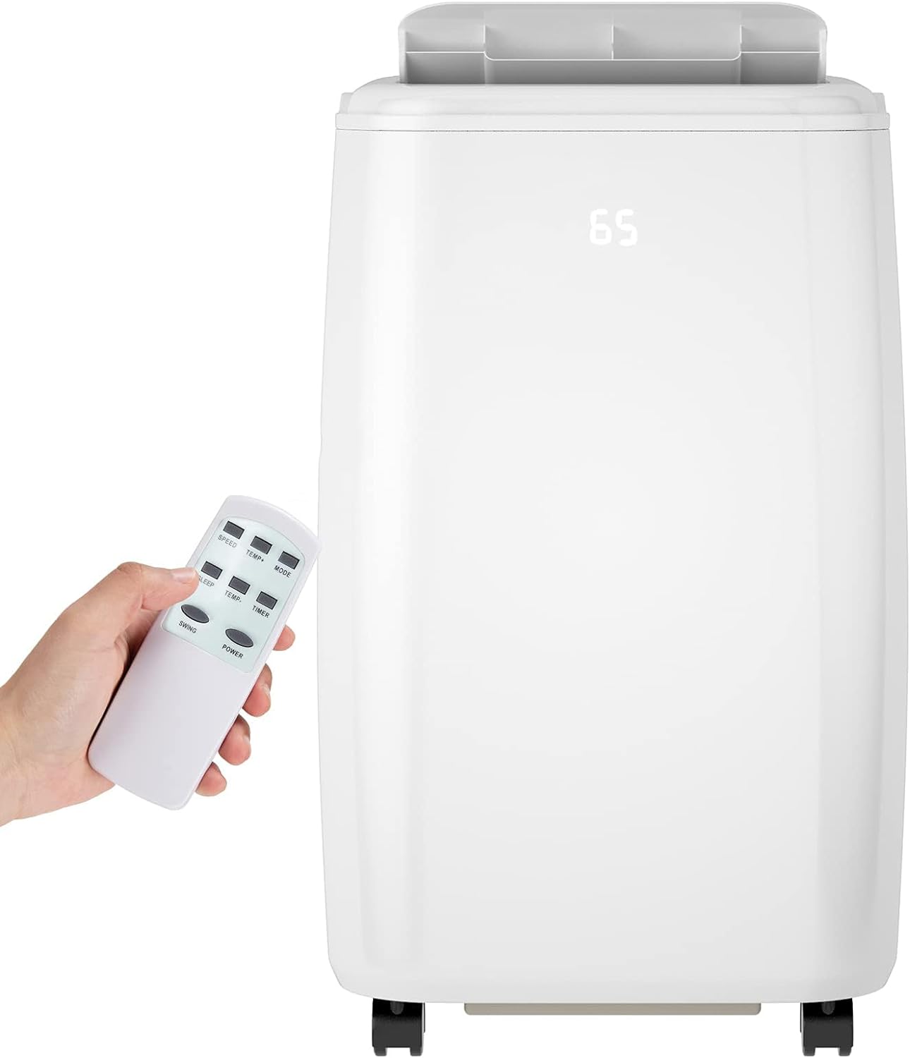 Giantex Portable Air Conditioner, 3-In-1 Air Conditioner w/Dehumidifier & Cooling Fan, Sleep Mode & Quiet Operation, Compact Home Office Air Cooling Unit