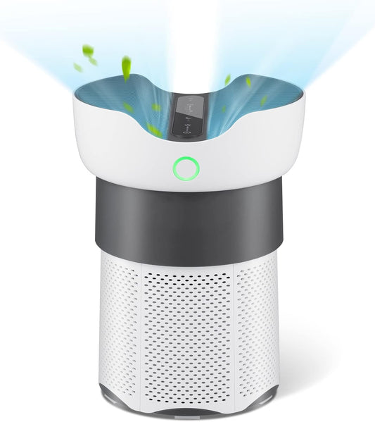 Giantex Air Purifier for Large Room Up to 1300 Sq Ft, True H13 HEPA Air Filter Cleaner w/Air Quality Sensor & Sleep Mode Home Office