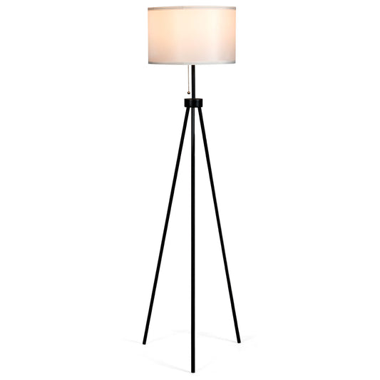 Giantex Metal Tripod Floor Lamp, Contemporary Standing Floor Light, Reading Light
