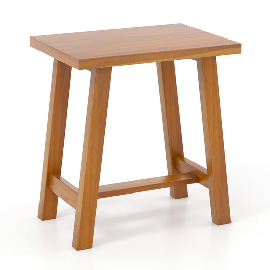 Giantex Teak Shower Bench for Inside Shower, Shower Stool Benches for Shaving Legs
