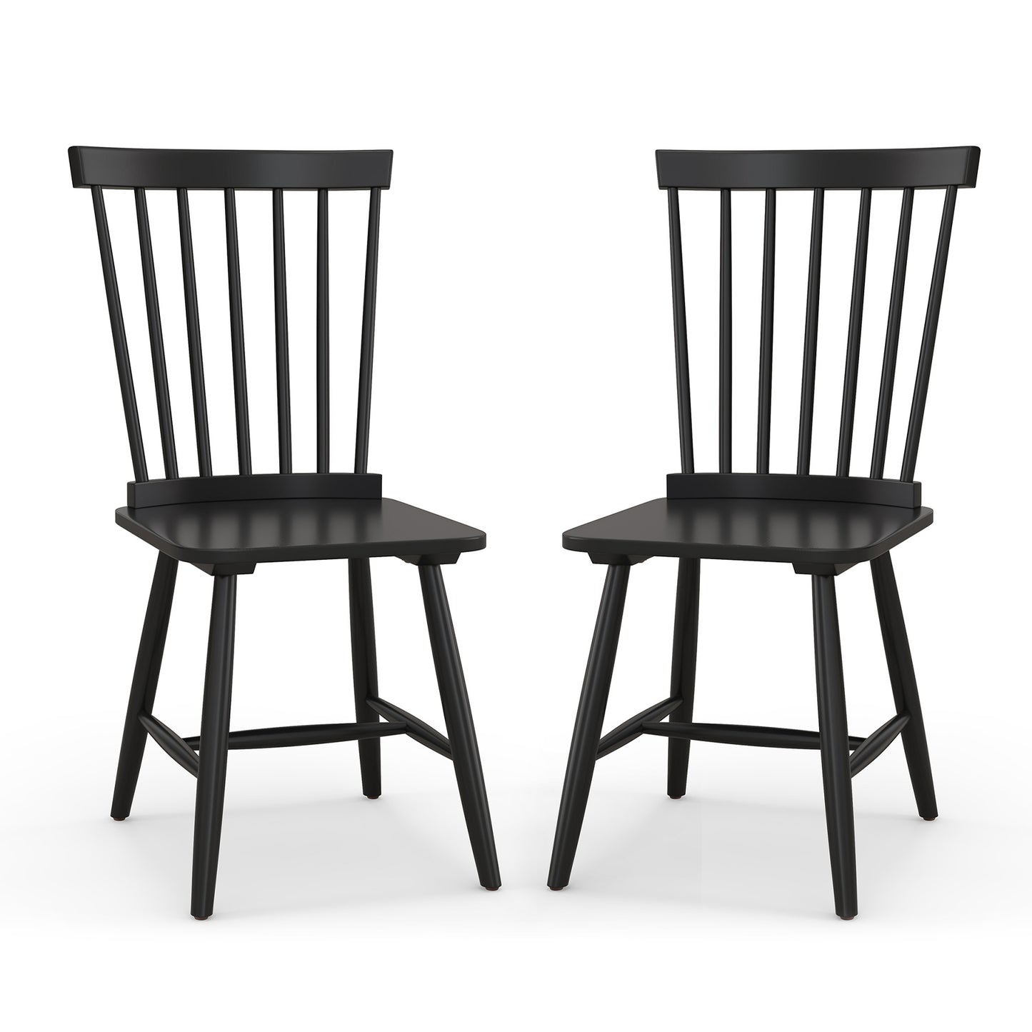 Giantex Dining Chair Set of 2, Kitchen Side Chairs, Modern Armless Dinner Chairs