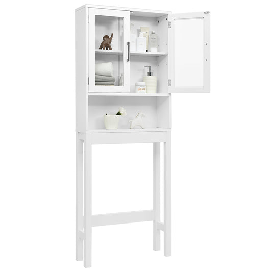 Giantex Home Bathroom Shelf Over The Toilet, Bathroom Spacesaver, Storage Cabinet Organizer