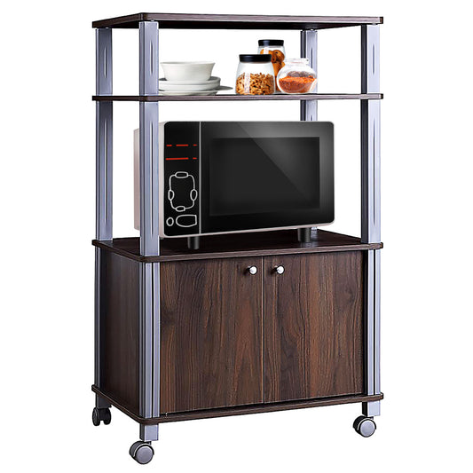 Giantex Bakers Rack Microwave Oven Rack Shelves Kitchen Storage Organizer