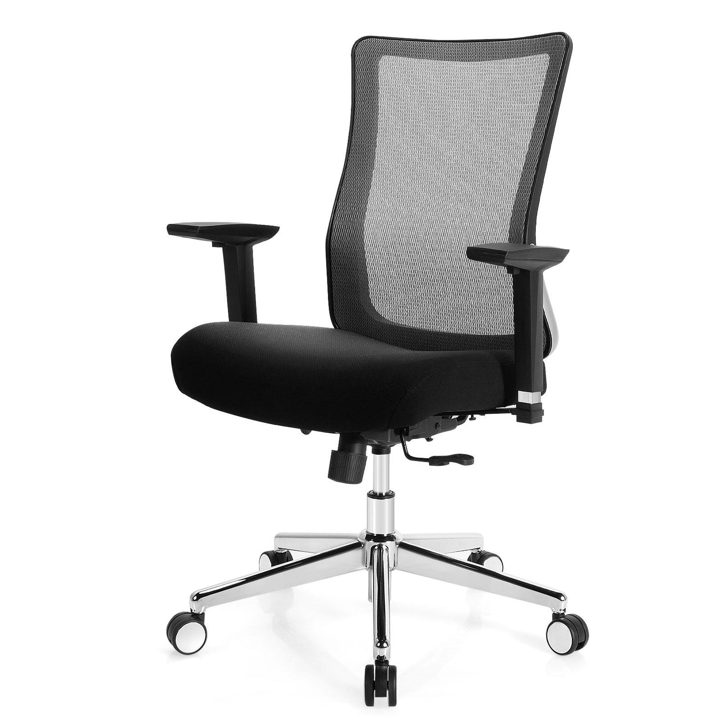 Giantex Office Chair with Sliding Seat - Ergonomic Home Office Desk Chairs Swivel High Back Mesh Office Chair with Adjustable Armrest Executive Office Chairs Up to 300 LBS Weight
