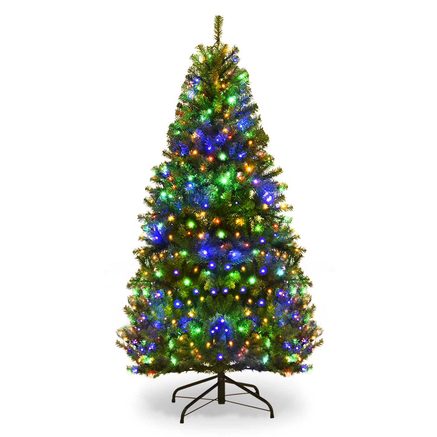 Giantex 4 FT Pre Lit Artificial Christmas Tree with Color Changing LED Lights