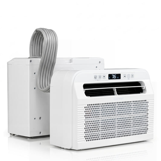 Giantex 6500 BTU RV Window Air Conditioner,  4-in-1 AC w/Sleep Mode, Installation Kit Included