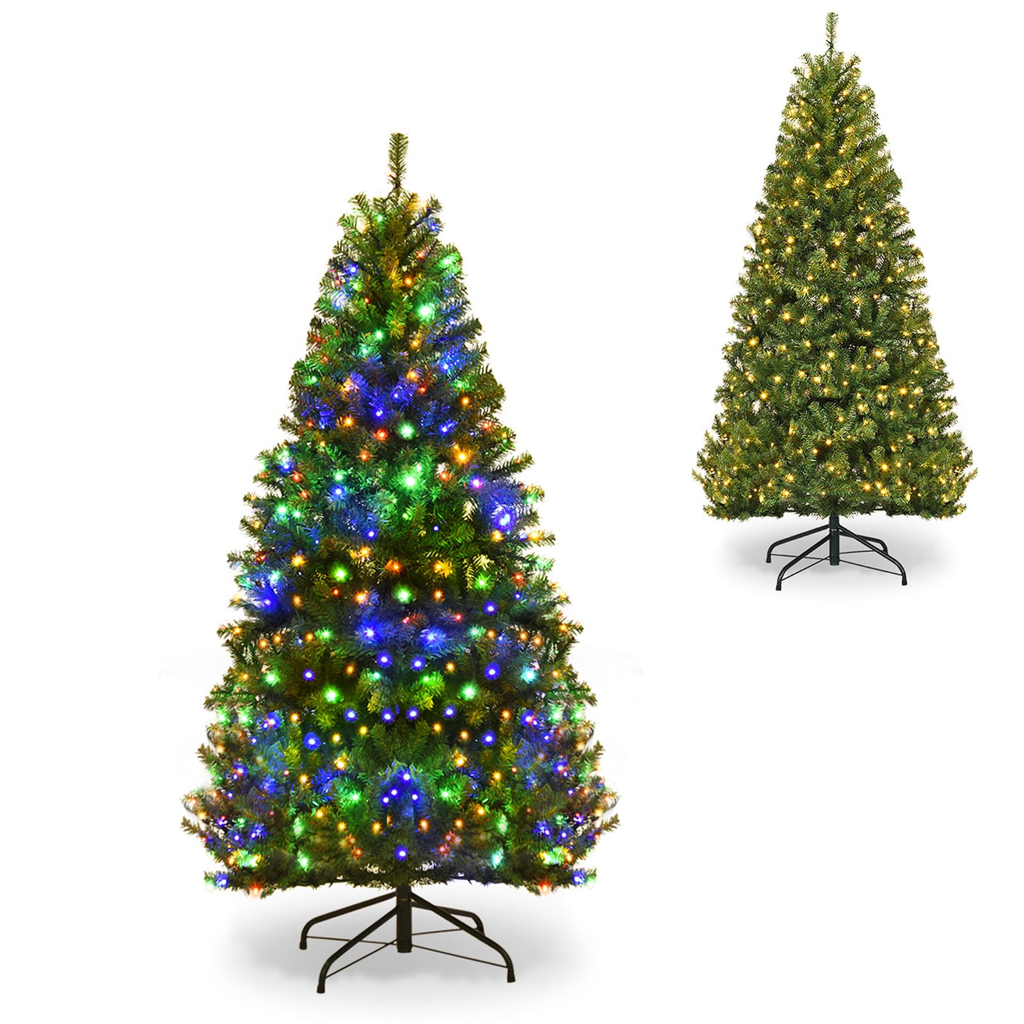 Giantex 5 FT Pre Lit Artificial Christmas Tree with Color Changing LED Lights