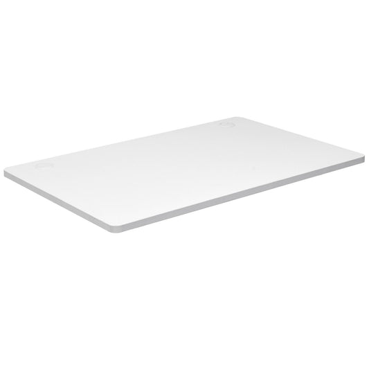 Giantex Universal Table Top, Solid One-piece Wooden Desktop  w/Cable Holes Office Relevance Tabletop Easy Assembly