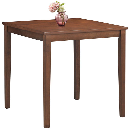 Giantex Wooden Dining Table, Modern Kitchen Table w/Solid Rubber Wood Legs, Square Leisure Table, Home Furniture for Kitchen Dining Room Restaurant