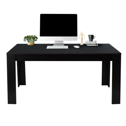 Giantex Modern Dining Table, Wooden Kitchen Table w/Spacious Desktop, Sturdy Frame, Rectangular Table for Dining Room, Restaurant