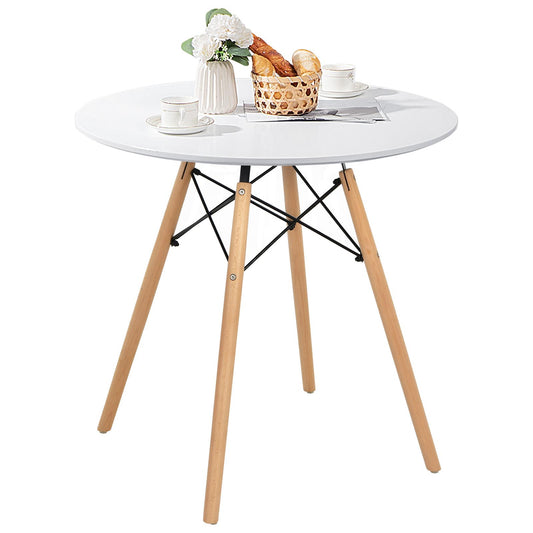 Giantex Round Dining Room Table£¬ Modern Kitchen Table w/TSCA Certification for Small Places