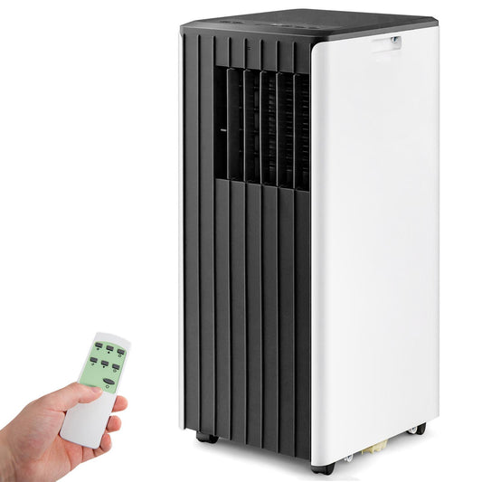 Giantex 10000 BTU Portable Air Conditioner, 3-in-1 AC Cooling Unit, Stand up Air Conditioner Cools Rooms up to 350 Sq.Ft, Black