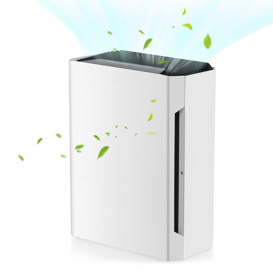 Giantex Air Purifier for Home w/Adjustable Wind Speeds, 8H Timer & Child Lock, Quiet Air Cleaner for Smoke, Dust, Pet Dander, Hairs