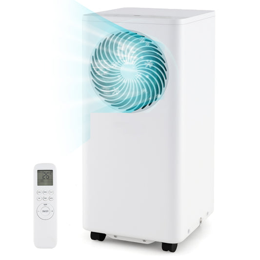 Giantex 8200 BTU Portable Air Conditioner for Room up to 350 Sq.Ft, 3-in-1 Stand up AC Unit w/Remote Control, Window Installation Kit Included