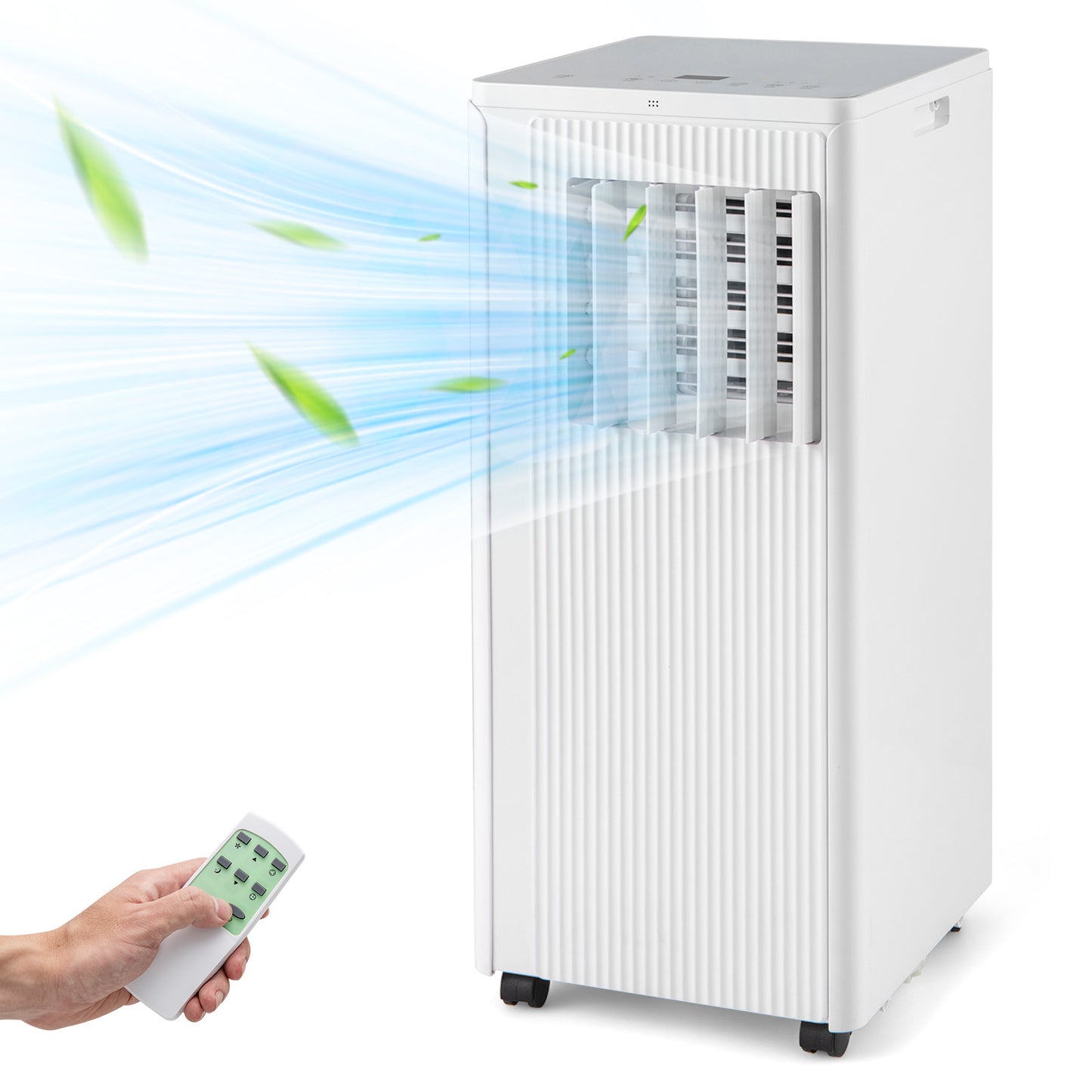 Giantex Portable Air Conditioners 10000 BTU, AC Unit w/Cool, Fan & Dry Mode, Quiet Standing Air Conditioner, Cools up to 350 Sq. Ft