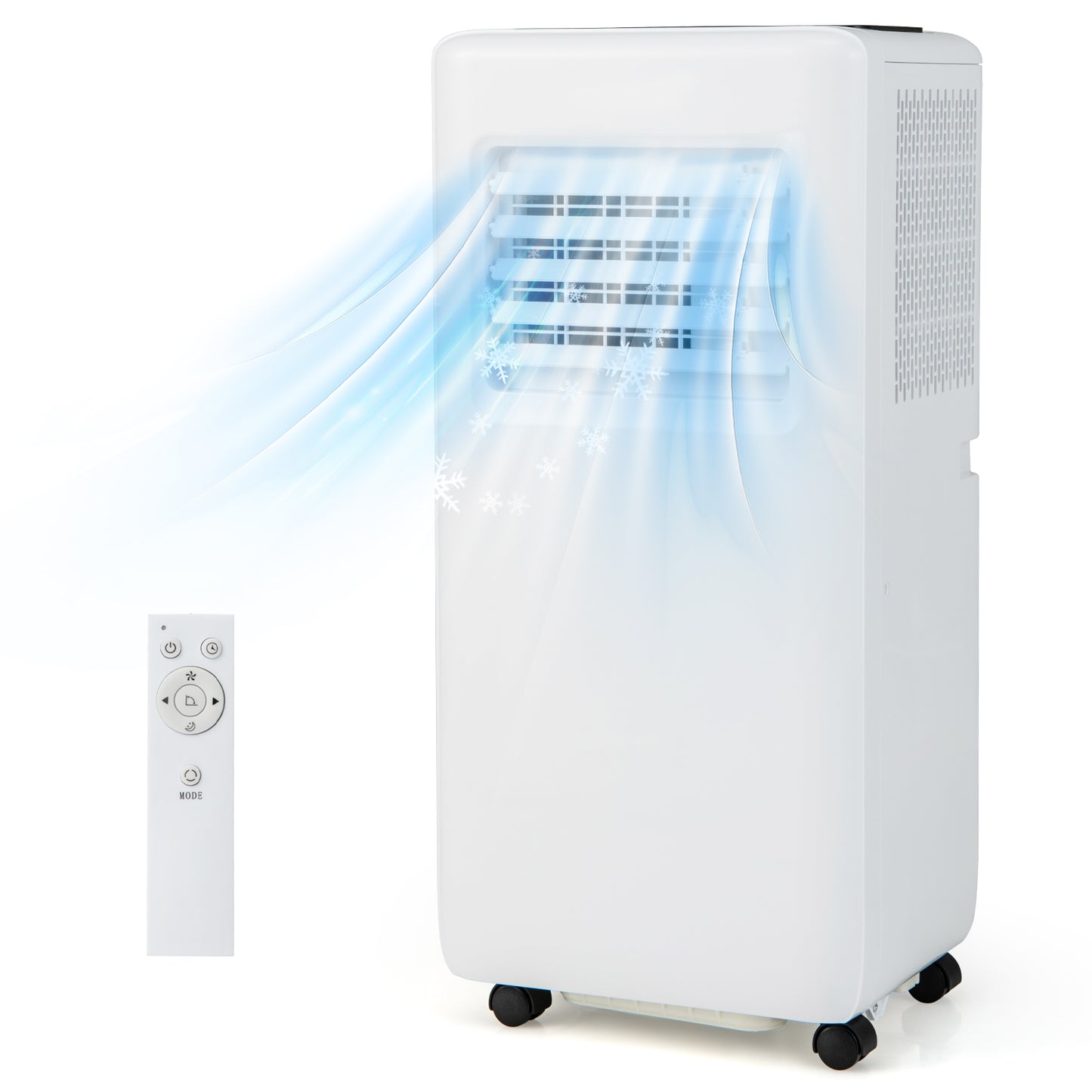 Giantex 6500 BTU£¨ASHRAE 10000 BTU£©Portable Air Conditioner, 3-in-1 Floor Standing AC Unit, Cool Rooms Up to 350 Sq.Ft