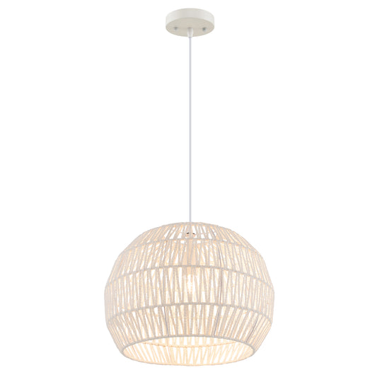 Giantex Boho Pedant Light, Hanging Chandelier Lamp w/Length Adjustable Wire,