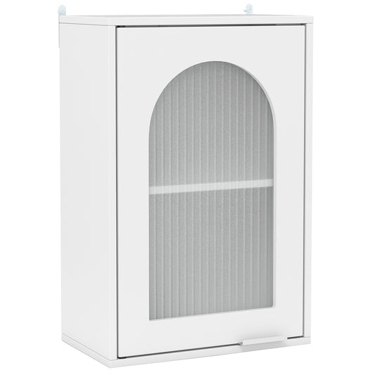 Giantex Bathroom Wall Cabinet, Display Wall Mounted Storage Medicine Cabinet w/Tempered Glass Door