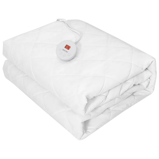 Giantex Heated Mattress Pad, Electric Heated Mattress Cover w/ 10 Heat Setting, 8 Hours Auto Off, Timer Function, Premium Electric Bed Warmer Up to 15" Deep Pocket
